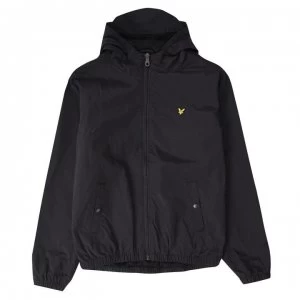 Image of Lyle and Scott Zip Hooded Jacket - True Black