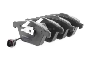 Image of RIDEX Brake pad set 402B0529 Brake pads,Brake pad set, disc brake VW,AUDI,SEAT,GOLF VI (5K1),Golf VI Variant (AJ5),SCIROCCO (137, 138)