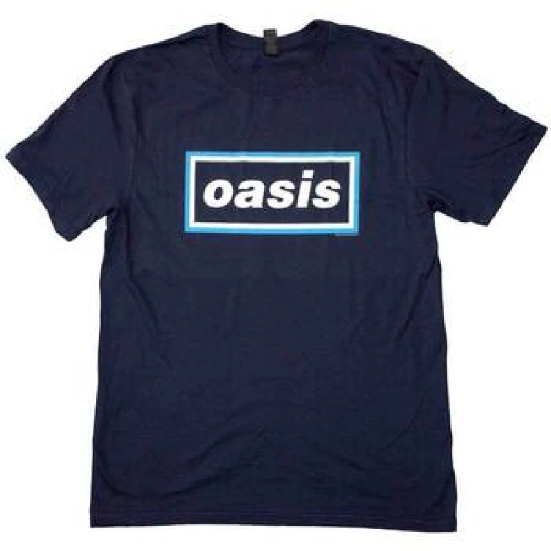 Image of Oasis Oasis Men Maine Road Event Logo T-Shirt in Navy Size: Small Navy S Male 5063652182482
