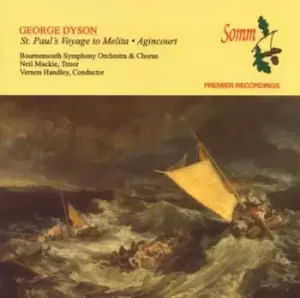 Image of George Dyson - George Dyson: St. Paul's Voyage to Melita/Agincourt CD Album - Used
