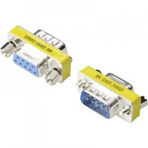 Image of Series Adapter 1x D SUB plug 9 pin 1x D SUB socket 9 pin 0 m