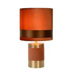 Image of Extravaganza Frizzle Retro Table Lamp - Ø18cm - 1xE14 - Brown