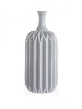 Image of Grey Faceted Vase