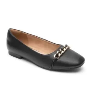 Image of Rockport Zoie Chain Ballet Black - Black