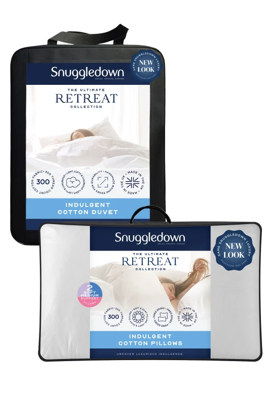 Image of Snuggledown Luxurious Hotel 10.5 Tog Duvet and Pillow Set