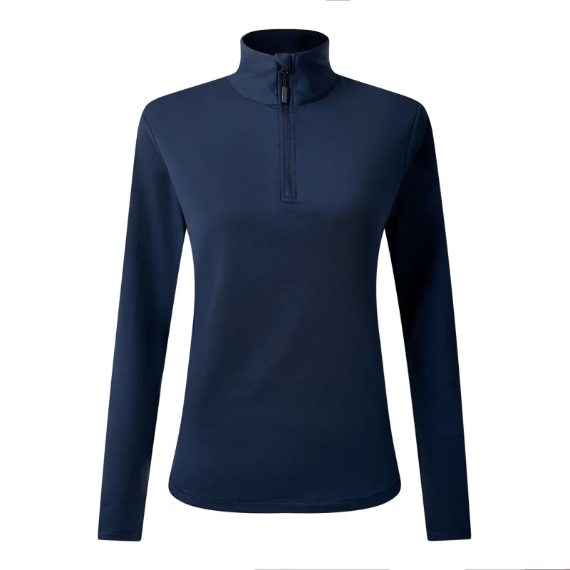 Image of Stretch 1/2 zip base layer For Her Dare 2B Lowline II Bleu Female 40