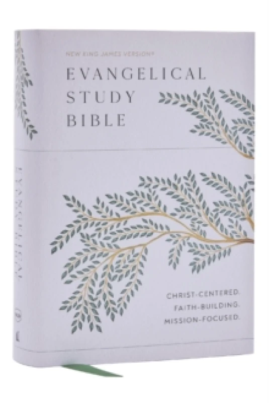 Image of Evangelical Study Bible: Christ-centered. Faith-building. Mission-focused. (NKJV, Hardcover, Red Letter, Large Comfort Print) Hardback