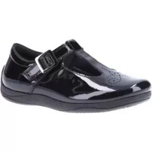 Image of Hush Puppies Girls Eliza Junior Patent Leather School Shoes UK Size 2 (EU 34)