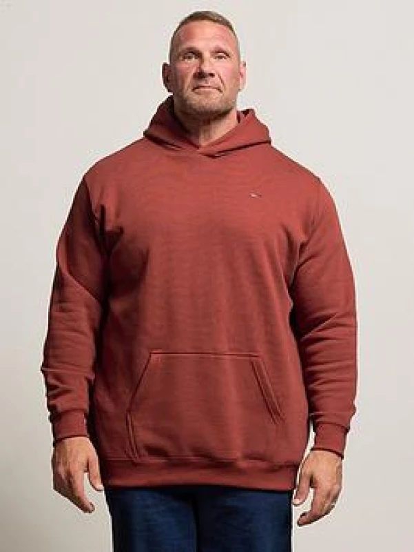 Image of BadRhino BadRhino Men Heavyweight Essential Hoodie in Red Size: 2X-large Red XXL Male 5063589389329