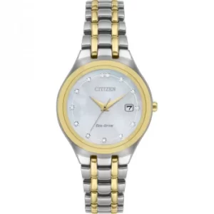 Image of Ladies Citizen Eco-drive Ladies Diamond Stainless Steel Watch