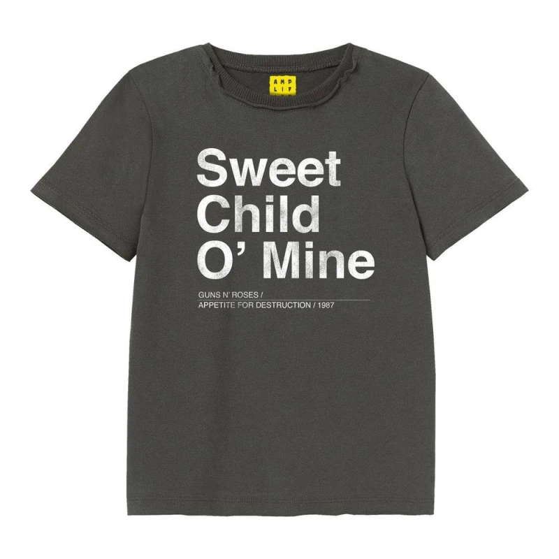 Image of Amplified Clothing Sweet Child O apos; Mine boys's Children's T shirt in Multicolour