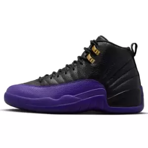 Image of jordan AIR JORDAN 12 RETRO LAKERS, BLACK/FIELD PURPLE-METALLIC GOLD-TAXI