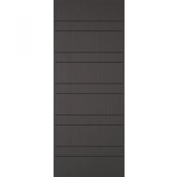 Image of LPD Timber Composite External Door Newmarket Charcoal Grey - 1981 x 762 (30)