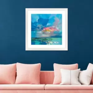Image of The Art Group Arran Blue Framed Print MultiColoured