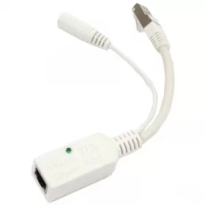 Image of Mikrotik RBGPOE PoE adapter Gigabit Ethernet 48 V UK Plug