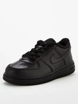 Image of Nike Force 1 '06 Toddler Shoes - Black, Size 4.5