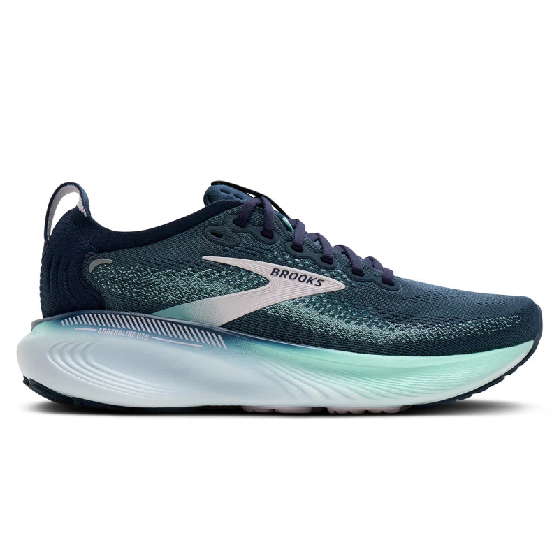 Image of Brooks Brooks Adrenaline GTS 25 Womens Spellbound/yucca/pink - Navy / 7 / Standard