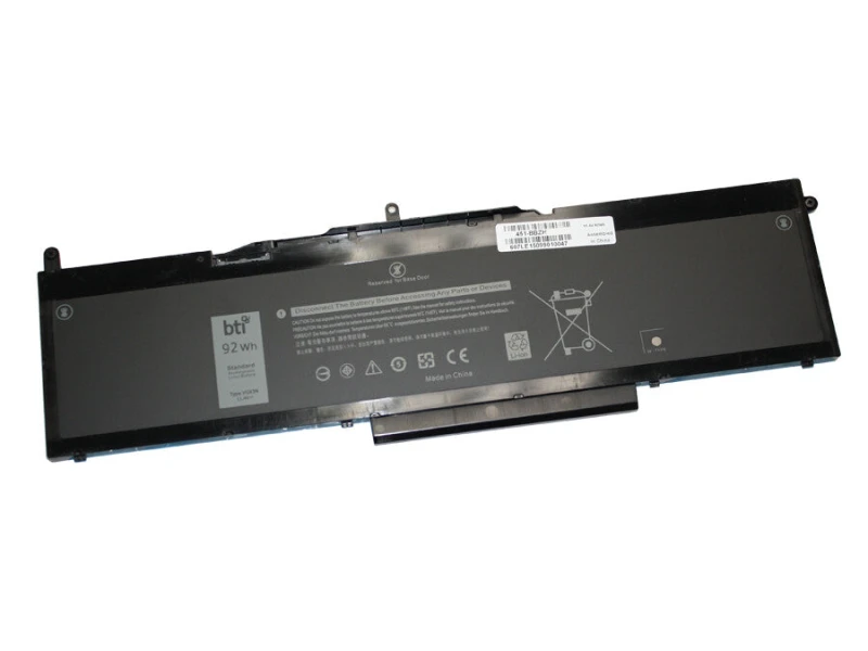 Image of BTI BTI VG93N compatible 92Wh 6-cell battery for Dell LATITUDE 15 5580 5590 5591 E5580 E5590 E5591 PRECISION 15 3520 3530 VG93N-BTI
