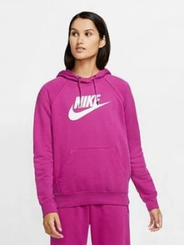 Image of Nike Nsw Essential Fleece Dress, Dark Grey Heather Size M Women