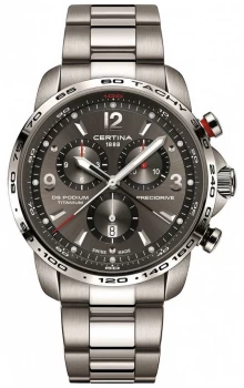 Image of Certina DS Podium Quartz Grey Titanium Bracelet Grey Watch