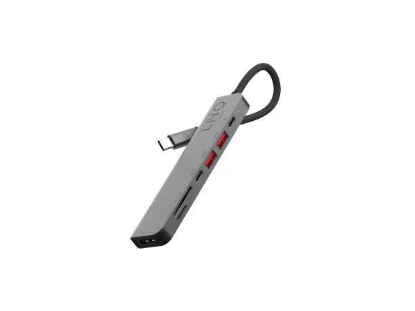 Image of LINQ 7-in-1 Pro USB-C to HDMI / USB-C x 2 / USB-A x 2 / SD / MicroSD Hub