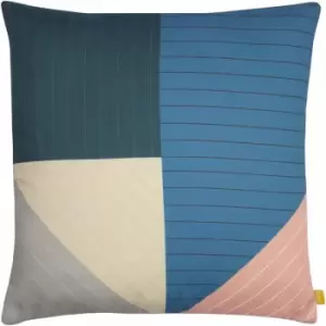 Image of Furn Hesso Recycled Cushion Cover (43cm x 43cm) (Multicoloured) - Multicoloured