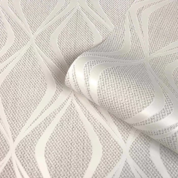 Image of Wallpaper Amelie Geo Beige 3003 Full Roll - Belgravia