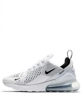Image of Nike Air Max 270 - White , White/Black, Size 8, Women
