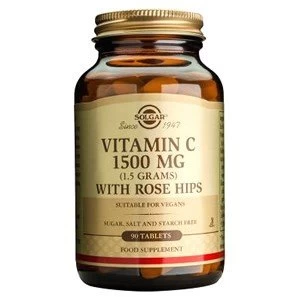 Image of Solgar Vitamin C 1500 mg with Rose Hips Tablets 90 tablets