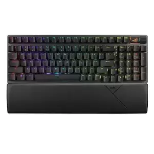 Image of Asus ROG STRIX SCOPE II 96 Wireless Mechanical RGB Gaming Keyboard 96% Layout Streamer Hotkeys Multifunction Controls Sound-Dampening