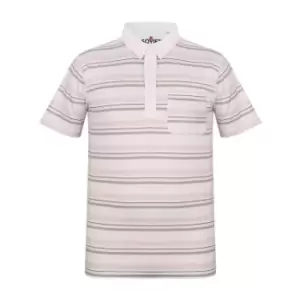Image of Soviet YD Stripe Polo Shirt Mens - Grey
