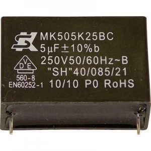 Image of Seika MK250K334 MKP thin film capacitor Radial lead 0.33 250 V 10 15mm x H 14.5mm x 8.5mm
