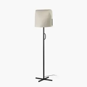 Image of Luang Black, Beige Floor Lamp