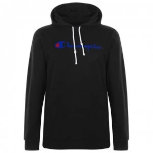 Image of Champion Basic Logo Hoodie - Black