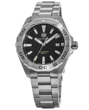 Image of Tag Heuer Aquaracer 300M 41MM Black Dial Stainless Steel Mens Watch WBD1110.BA0928