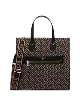 Image of Michael Kors Kempner Large Jacquard Tote