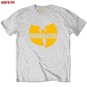 Image of Wu-Tang Clan - Logo Kids 7 - 8 Years T-Shirt - Grey