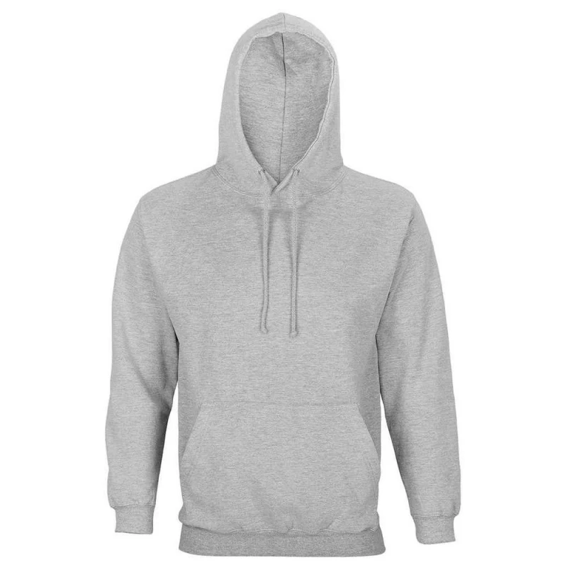 Image of SOL'S Mens Condor Marl Hoodie in Grey Size: XS Grey Male XS
