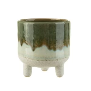 Image of Sass & Belle Mojave Glaze Green Planter