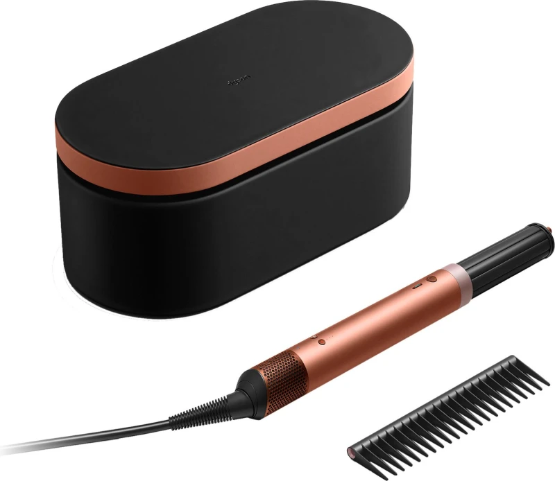 Image of Dyson Airwrap Co-anda 2x Curly+Coily Hot Air Styler - Amber Silk