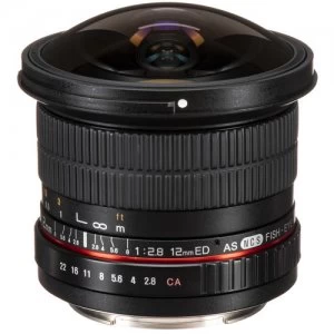Image of Samyang 12mm f2.8 ED AS NCS Fisheye Lens for Sony E Mount Black