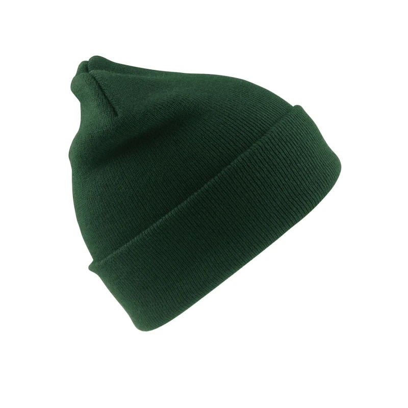 Image of Result Woolly Beanie in Bottle Green Bottle Green Unisex One Size