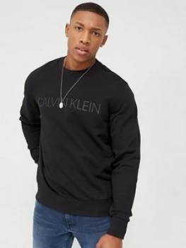 Image of Calvin Klein Jeans Two Tone Logo Sweatshirt