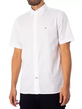 Image of Flex Poplin Short Sleeved Shirt