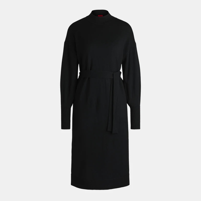 Image of Hugo Womens Sedellema Knitted Top Black female 8 (S)