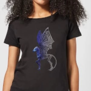 Image of Fantastic Beasts Tribal Thestral Womens T-Shirt - Black - 5XL
