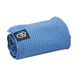 Image of Yoga Mad Mad Grip Dot Yoga Towel - Blue