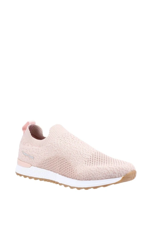Image of Hush Puppies Womens 'Ennis' Slip-On Shoes in Pale Pink Size: 5 Pale Pink Female 5