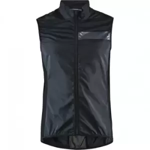 Image of Craft Mens Essence Lightweight Cycling Hi-Vis Vest (M) (Black)