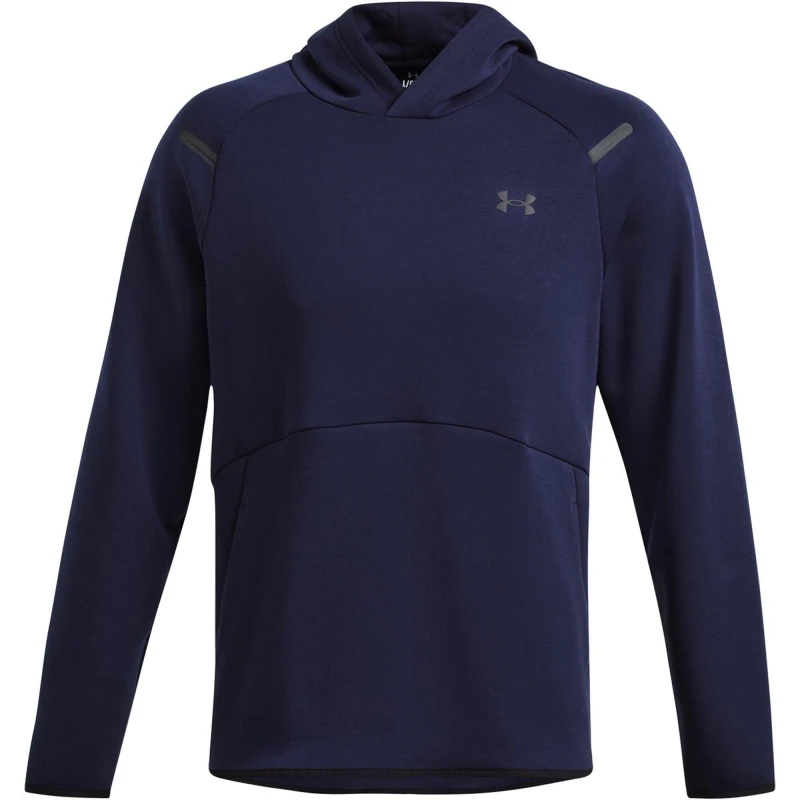 Image of Under Armour Mens Unstoppable Fleece Hoodie Blue male S